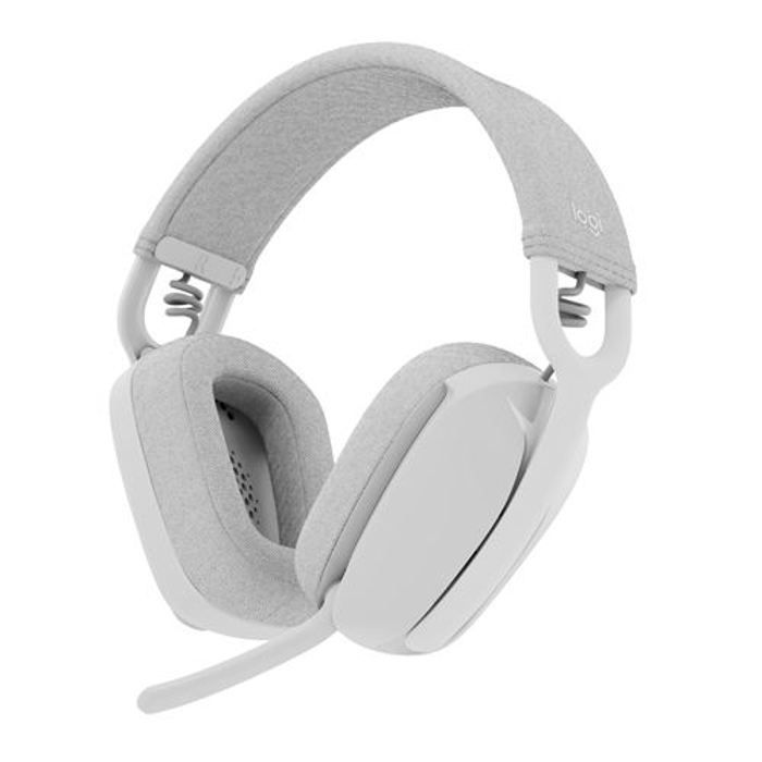 Casque PC Logitech Zone Vibe 100 Casque d''Ècoute lÈger sans fil avec Micro anti-bruit - Blanc
