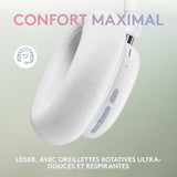 Casque Gamer - Sans fil - Logitech G - G735 Lightspeed - RVB - Micro amovible - Blanc