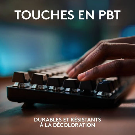Clavier gamer - Filaire - Logitech G - G413 TKL SE - AZERTY - Rétroéclairé - Noir