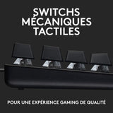 Clavier gamer - Filaire - Logitech G - G413 TKL SE - RÈtroÈclairÈ - AZERTY - Noir