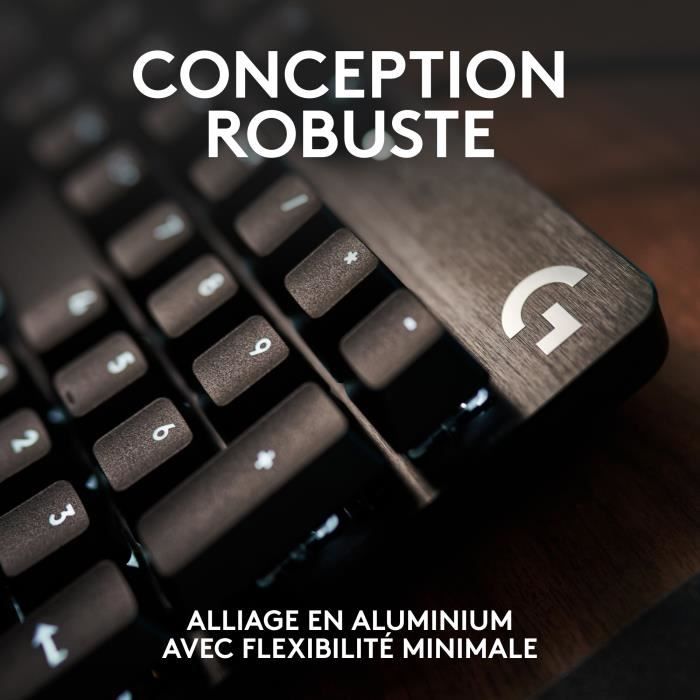 Clavier gamer - Filaire - Logitech G - G413 TKL SE - RÈtroÈclairÈ - AZERTY - Noir