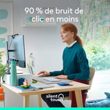 Souris - Sans fil - Logitech - Signature M650 L - Blanc - Droitier