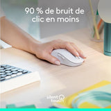 Souris - Sans fil - Logitech - M650 - Gaucher - Blanc