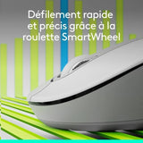 Souris - Sans fil - Logitech - M650 - Gaucher - Blanc