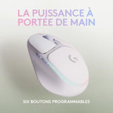 Souris Gamer - Sans fil - Logitech G - G705 - RÈtroÈclairÈ - LÈgere - Blanc