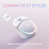 Souris Gamer - Sans fil - Logitech G - G705 - Blanc
