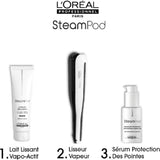 Pack Steampod 3.0 - L'OrÈal Professionnel - UFR10011 - Lisseur vapeur professionnel 2 en 1 - SÈrum - Soin vapo-activÈ - Blanc