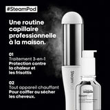 SteamPod 4 - Lisseur boucleur vapeur professionnel - L'OREAL PROFESSIONNEL - 3 Températures - Outil + Soin Lissant Concentré
