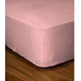 Drap-housse - LOVELY HOME - LH71623 - 180x200+35 cm - Rose