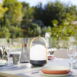 Baladeuse sans fil - LUMISKY - AURA - LED blanc chaud dimmable - Poignée bambou - Rechargeable - H27 cm