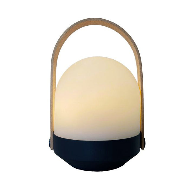 Baladeuse sans fil - LUMISKY - AURA - LED blanc chaud dimmable - Poignée bambou - Rechargeable - H27 cm