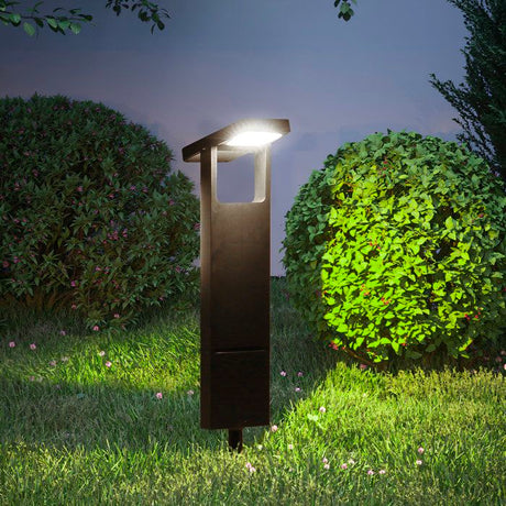 Lot 2 balises solaires - LUMISKY - BRITY - LED blanc chaud - Etanches - Eclairage allée jardin