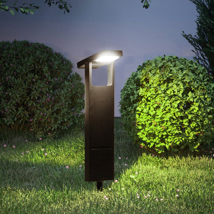 Lot 2 balises solaires - LUMISKY - BRITY - LED blanc chaud - Etanches - Eclairage allée jardin
