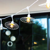Guirlande lumineuse extérieur - LUMISKY - CHIC WHITE LIGHT - 6 m - 10 ampoules a filament - E27 - LED blanc chaud