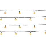 Guirlande lumineuse solaire extérieure - LUMISKY - FESTY WHITE - 20 globes LED - Blanc chaud - 5,8 m