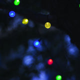 Guirlande lumineuse solaire extérieure - LUMISKY - FESTY COLOR - 20 globes LED - Multicolore - 5,8 m