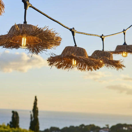 Guirlande extérieure - LUMISKY - TAHITI LIGHT CONNECTABLE - 7 ampoules LED filament E27 - Blanc chaud - 6 m