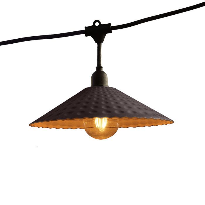 Guirlande extérieure - LUMISKY - VINTY LIGHT CONNECTABLE - 10 ampoules LED filament E27 - Blanc chaud- 6 m
