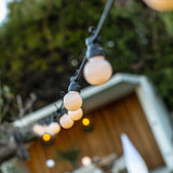 Guirlande lumineuse extérieure - LUMISKY - PARTY MILKY 10 - 10 globes LED - Blanc chaud - Connectable - 5,7 m - 8 modes éclairage