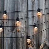 PARTY CLEAR SOLAR Guirlande lumineuse solaire - 10 globes transparents - LED blanc chaud - 5.90m - 8 modes