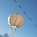 Suspension solaire LED - LUMISKY - HIMALAYA - Ř30cm - Beige, creme et mariage festif - Autonomie 8h