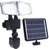Projecteur solaire 2 tetes LED Douglas H23cm avec détecteur de mouvement - LUMI JARDIN