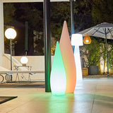 Lampadaire extérieur sans fil - LUMISKY - CLASSY C80 - LED multicolore dimmable - Télécommande - H80 cm