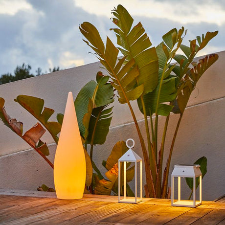 Lampadaire extérieur sans fil - LUMISKY - CLASSY C80 - LED multicolore dimmable - Télécommande - H80 cm
