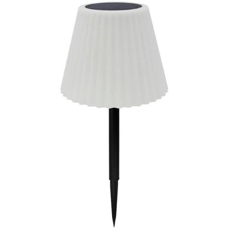 Lampe de table solaire 2 en 1 a planter ou a poser - LUMISKY - BOUFFANT - H62 cm - LED blanc dimmable