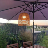 Suspension nomade - LUMISKY - HANG BOHEME - H35 cm - Polyrotin avec corde - LED blanc chaud et blanc dimmable