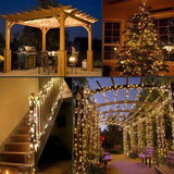 Guirlande lumineuse solaire Yogy Solar - LUMI JARDIN - 200 LED - 1700 cm - Blanc chaud