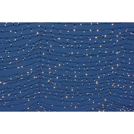Guirlande lumineuse solaire Yogy Solar - LUMI JARDIN - 200 LED - 1700 cm - Blanc chaud