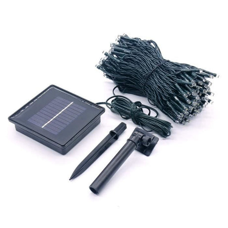 Guirlande lumineuse solaire Yogy Solar - LUMI JARDIN - 200 LED - 1700 cm - Blanc chaud