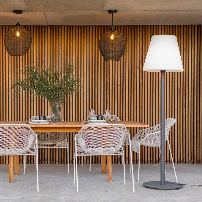 Lampadaire extérieur - LUMISKY - STANDY W180 - Filaire - LED culot E27 - H180 cm - Pied métal