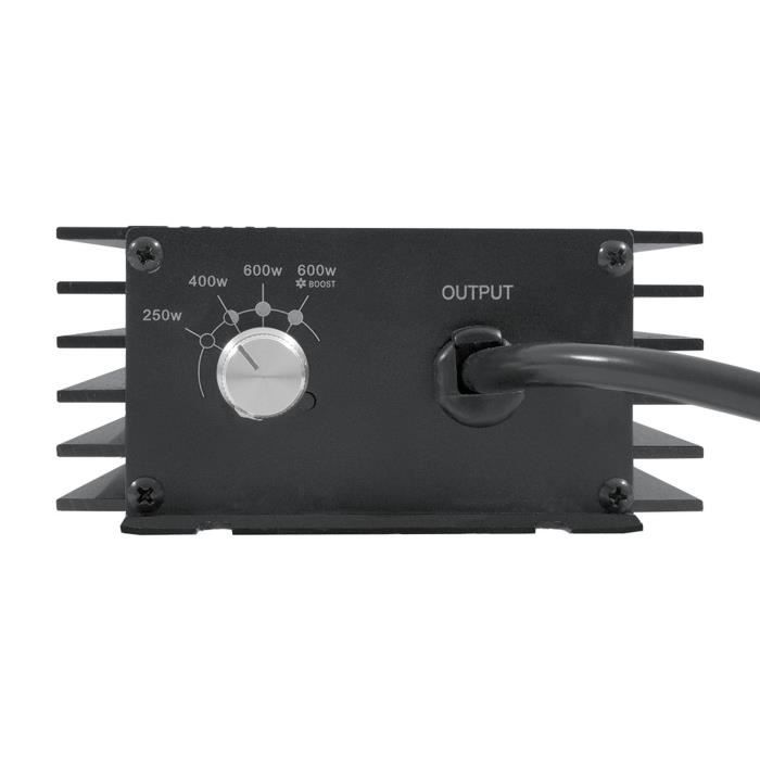 Ballast Electronique LUMII BLACK 600 W - Universel - Noir