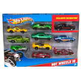 Hot Wheels - Coffret De 10 VÈhicules - Coffret Petites Voitures - 3 ans et + 54886
