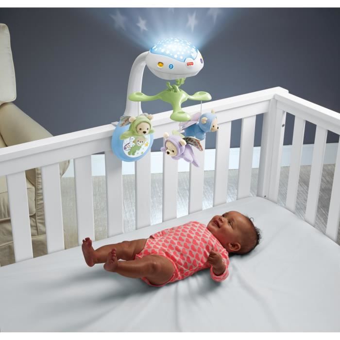 Fisher-Price - Mobile Doux Reves Papillon - Mobile lit bébé  - 0 ans et + CDN41