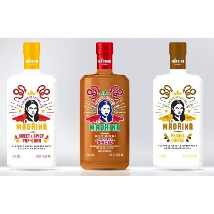 La Madrina - Cream Liqueur Sweet & Spicy Popcorn - 17,0% Vol. - 50cl
