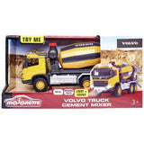 Véhicule de chantier - MAJORETTE - Camion toupie Volvo - 19 cm - Sons et Lumieres - Mixte
