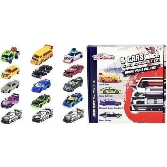 Majorette - Japan Bonus Series Box Set - 5 Metal Vehicles - from - Accessories for customization - From 3 years old