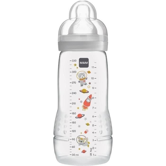 MAM Easy Active 2nd Age Baby Bottle +6m Elephant Ivory 330ml