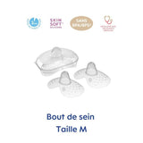MAM Bout de sein Taille M - Silicone - Bte stérilisation X2