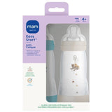 Lot de 2 Biberons - MAM - Easy Start - Anti-colique - 320 ml - Tétine débit 3 - Océan + Sable