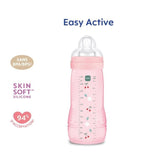 Biberon - MAM BABY - Easy Active - +6 mois - 330 ml - Tétine débit X - Berry
