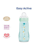 Biberon - MAM BABY - Easy Active - +6 mois - 330 ml - Tétine débit X - Ice