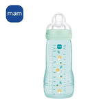 Biberon - MAM BABY - Easy Active - +6 mois - 330 ml - Tétine débit X - Ice
