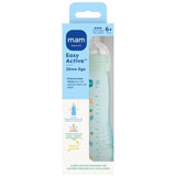 Biberon - MAM BABY - Easy Active - +6 mois - 330 ml - Tétine débit X - Ice