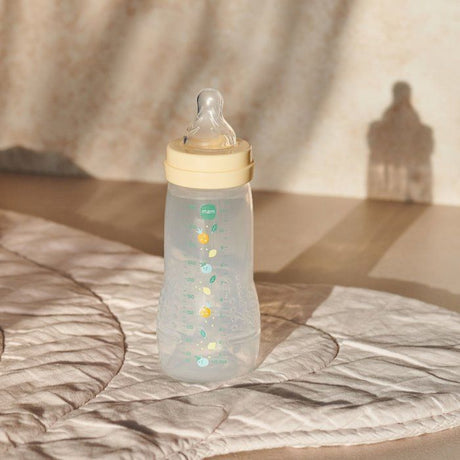 Lot de 2 Biberons - MAM BABY - Easy Active - +6 mois - 330 ml - Tétine débit X - Ice + Pearl