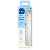 Biberon - MAM BABY - Easy Active - +6 mois - 330 ml - Tétine débit X - Pearl