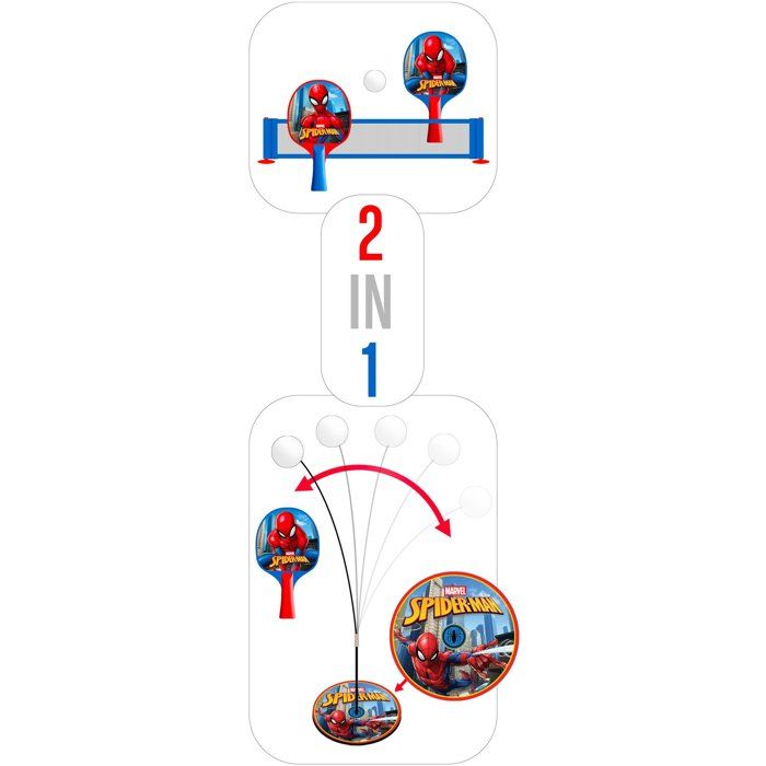 Set d'apprentissage Ping-pong 2-en-1 - MARVEL - Spider-Man